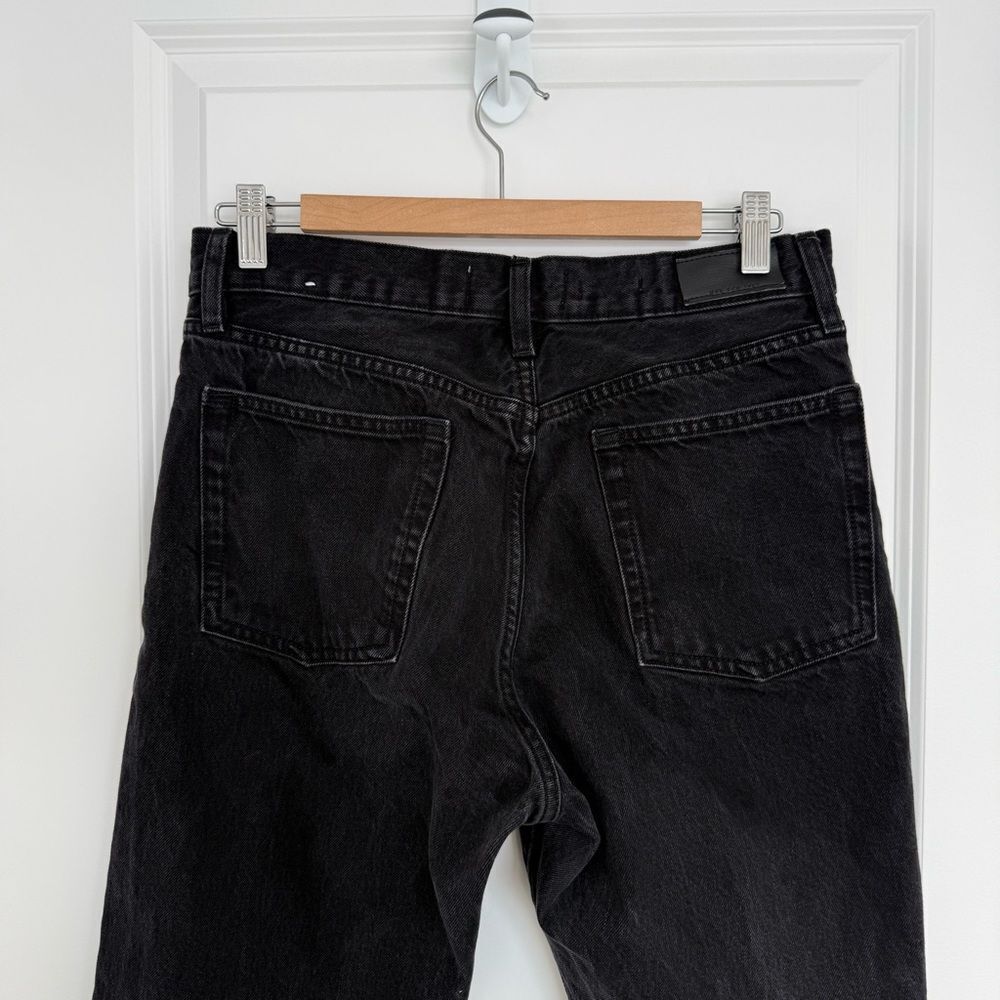 MANGO | Havana Straight Leg Black Jeans - Size 8 - Picture 9 of 15